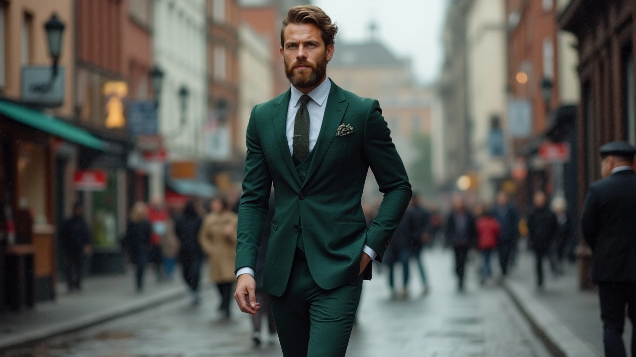 What Is the Most Attractive Suit Color for Men in Ireland?